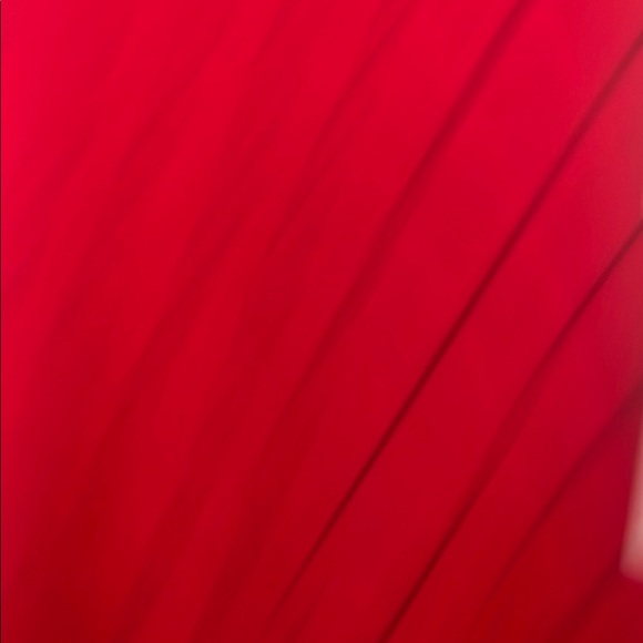 August Silk Red Diamond Pattern Top - Picture 3 of 4